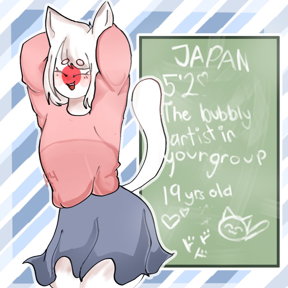 Japan is a silly little goober :3 (BLOOD WARNING!!) : r/CountryHumans