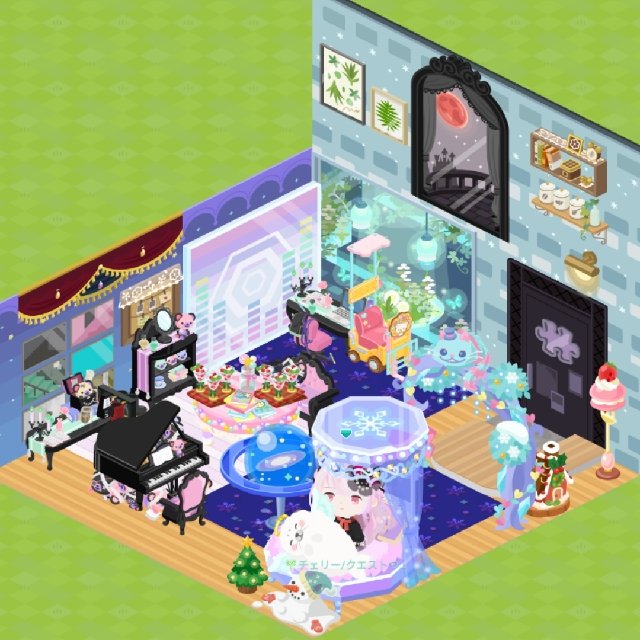 のぐちきほ I M Looking For Only Rose リーナ エリーン 魔人なりきり On Twitter 二階建て風の家 ４日でコレはなかなかスゴない 今日はガチャ運良い方であざらしえんじぇる6回目で欲しかったハーフアップツインテ出ました この髪しらほし姫みたいだよねw