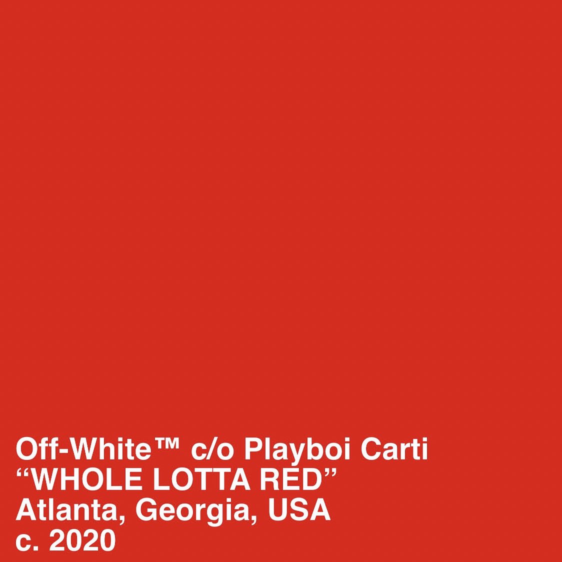 red🩸 on X: Playboi Carti at the first ever Virgil Abloh Louis