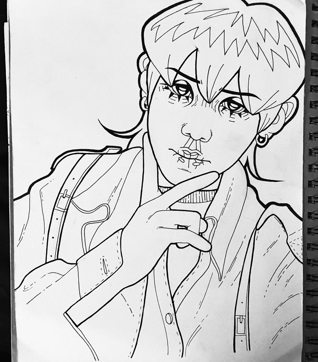 i tried to make the lineart as smooth as i could but AH IT'S HARD 