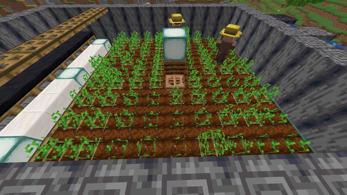 Work, my potato farmers
#MuffinsSMP 

Btw it’s Iskall85’s villager breeder design
youtu.be/bpO_TimArKU