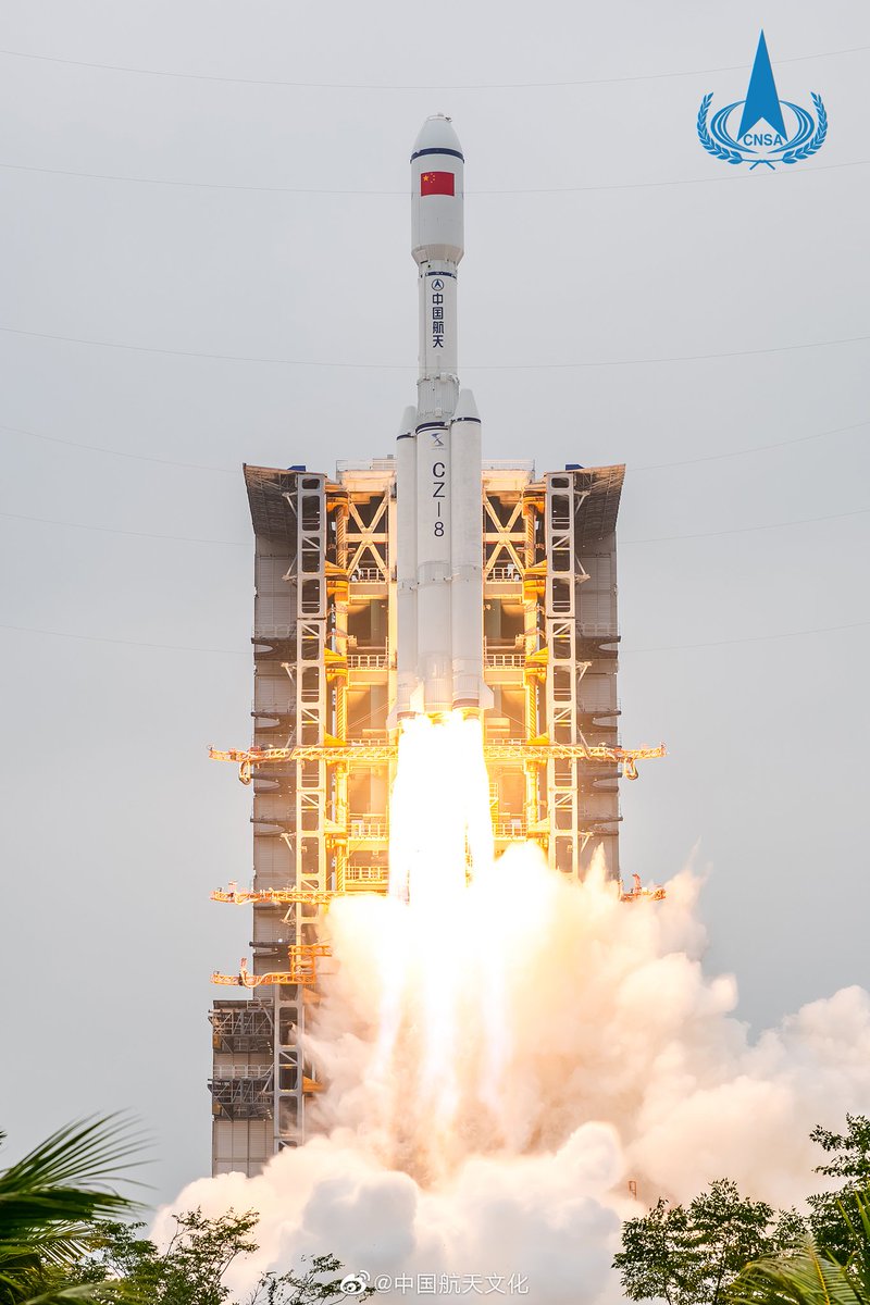 CNSA_Space's tweet photo. 祝贺！#长征八号首飞成功
12月22日12时37分，长征八号火箭首飞圆满成功！

(微博/中国航天文化) https://t.co/8k99qL9j4e