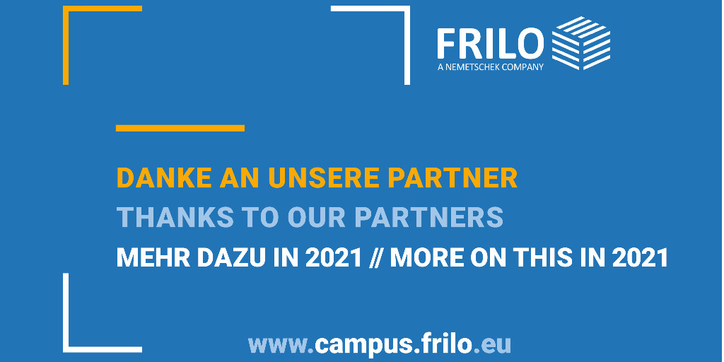 FriloSoftware's tweet image. Gemeinsam mit unseren Partnern haben wir in 2020 auf eine enge (virtuelle) Zusammenarbeit gesetzt. Danke an SEMA, @Allplan, @GRAPHISOFT  &amp;amp; @SCIA_Official für die spannenden Partner-Webinare.

Hier findet Ihr alle online Veranstaltungen: ow.ly/kXWq50CPbnD
#teamfrilo #partner