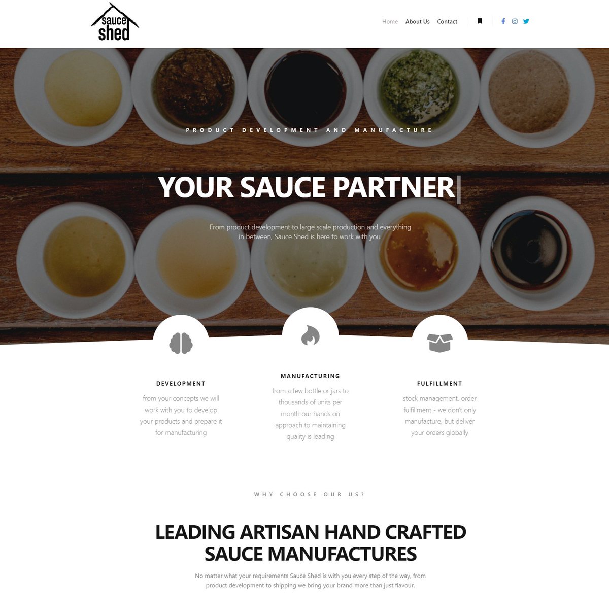 From product development to large scale production and everything in between, Sauce Shed is here to work with you. Today could be the start of you having your own sauce range. Contact our development team today wa.me/message/QT43HD…