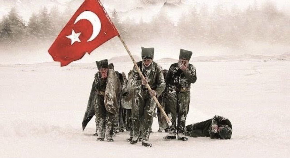 sehithakk's tweet photo. 106 yıl önce#Sarıkamış’ta ölümsüzleşen kahraman ecdadımızı rahmet ve minnetle anıyoruz...🇹🇷

#22Aralık1914 @istanbulilmem @memleventyazici @memsancaktepe @halebagceozbas https://t.co/mXqKWHaXEx
