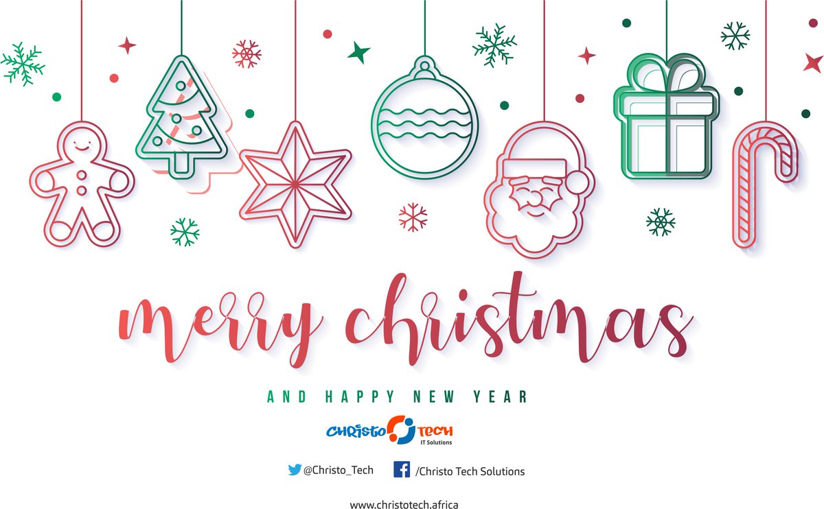 Christo_Tech's tweet image. Wishing you a Merry Christmas and Happy Holidays! #ChristoTech #HappyHolidays