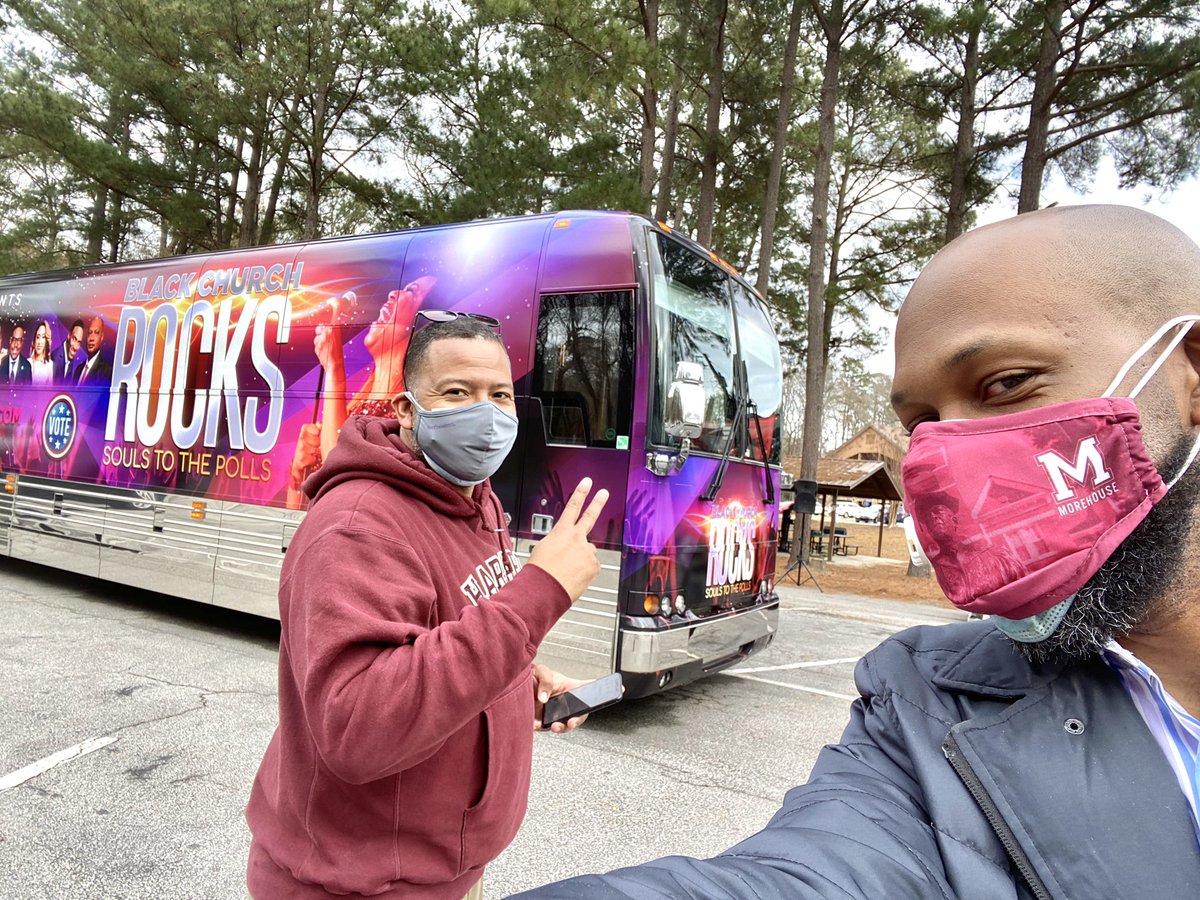 HollyforGeorgia's tweet photo. When @BlackChurchPAC and @BlackVotersMtr pull up in the biggest anti-Trump swing county in the nation, we need you to put some respect on GA’s #OrganizingPower. These 2 US Senate seats are worth ditching that high horse & getting real local. Our sweat equity ain’t no joke. #vote https://t.co/xYJb2tRbbe
