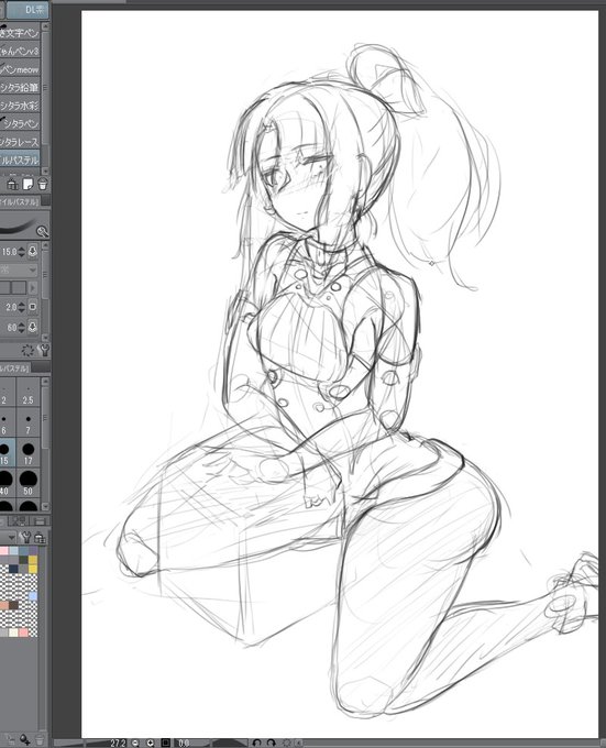 れ・・・(ラフのラフ 