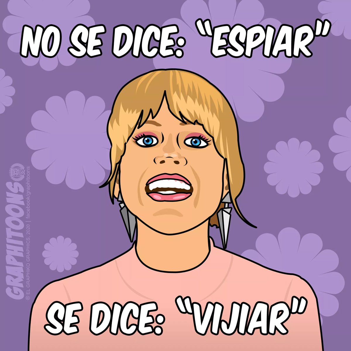 GraphiToonsReal's tweet image. "Vijiar"... 😎👌🕵️‍♀️🔭👀🗣🇸🇻 #GraphiToons #ElSalvador #Caricatura #Chistes #Memes