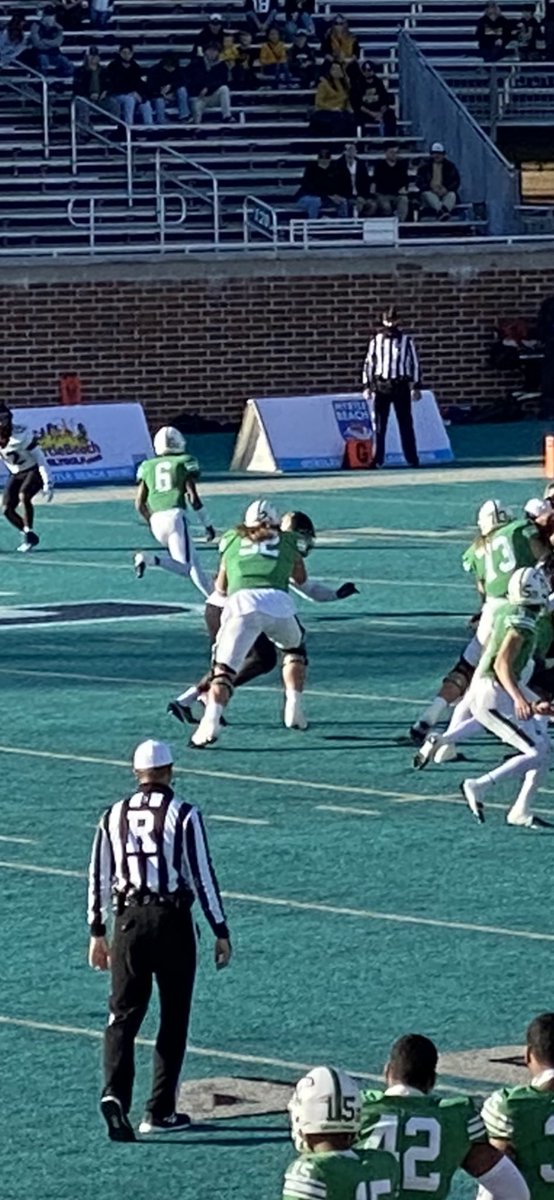 @jfarrell_52  played a great game in Myrtle Beach. Next year is going to be fun. #MyrtleBeachBowl #MeanGreen