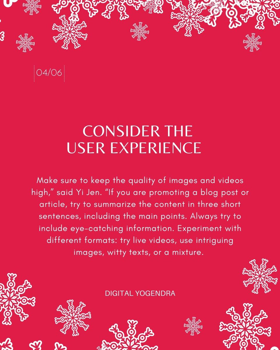 digitaly0gendra's tweet photo. 🎅 Across Facebook, Twitter, #Instagram, LinkedIn &amp; Pinterest there are many tips and tricks that you can implement to help your #business keep ahead of the competition this winter 🎄 https://t.co/vGUrhsFDW7
