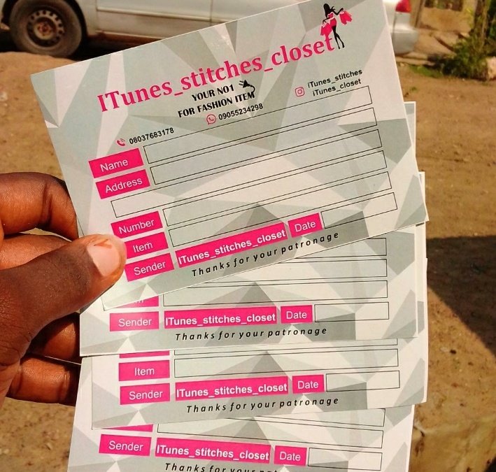 ArtsFortitude's tweet photo. Get your delivery stickers for just 2500. 100pcs. Mega sales. #Tacha25Loading #UseSendHub #ASUU #MnMLuxuryVersary Davido https://t.co/fKEgnoPOQN