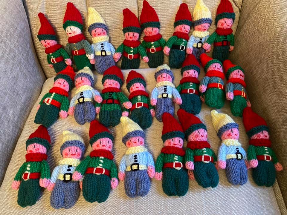 Bringing you some festive cheer today! Check out these brilliant (and adorable!) knitted elves sold by West Rainton &amp; Leamside Dementia Friendly Community, to raise funds for <a href="/alzheimerssoc/">Alzheimer's Society</a>. Great work!🎅