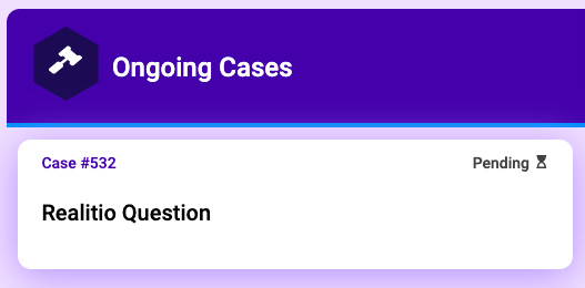 You can find statistics about Kleros in general and the specific case here: http://klerosboard.com/dispute/?id=532&nbsp;If you are dawn the case will pop up in your juror dashboard:  https://court.kleros.io/&nbsp;