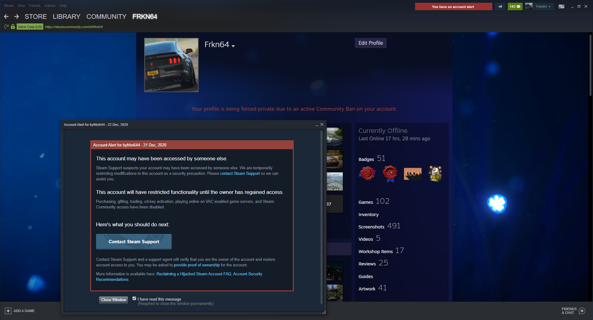 Frkn64 Modding on X: “I just logged into my Steam account and came 
