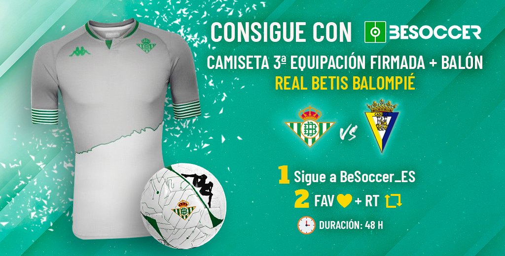 besoccer_ES's tweet photo. 🎁 ¡Traemos un SORTEO para la familia bética! 🎁
👉 Síguenos
❤️ FAV a este tweet
🔃 ¡Haz RT!
⏰ ¡Cerramos el sorteo este jueves!
📎 Bases legales: https://t.co/ZI4qY3hB6z
#BeSoccer #BeSoccerSorteo #RealBetis https://t.co/wClmypn9pr