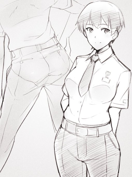 スラックス派のボーイッシュ 