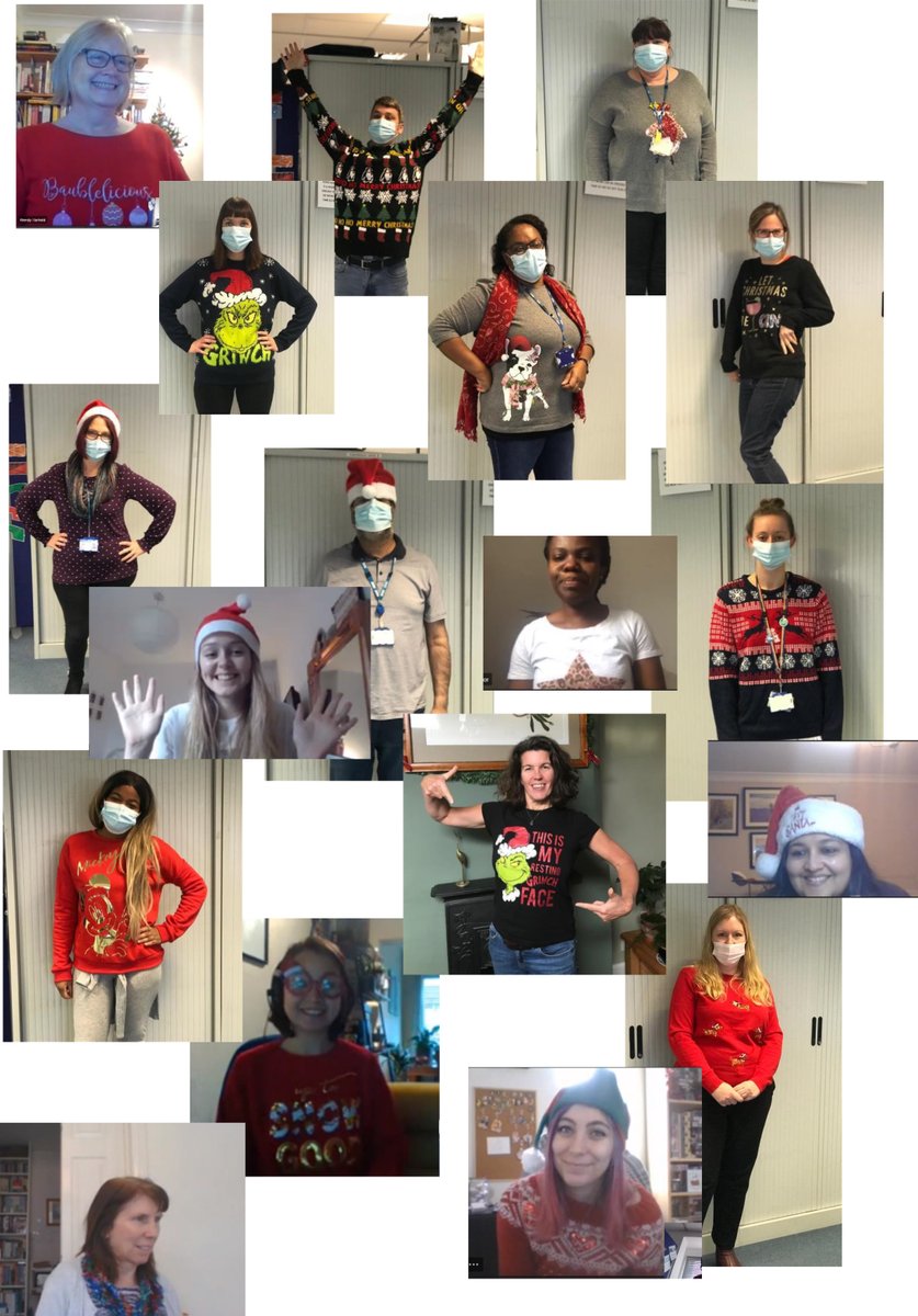 BHFT's tweet image. Our wonderful staff from our Integrated Hub wearing their jumpers last week for #ChristmasJumperDay. 🎄😃