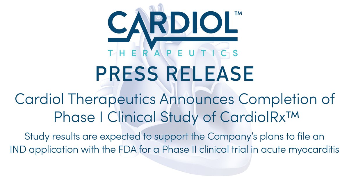 Cardiol Therapeutics Inc. tweet media