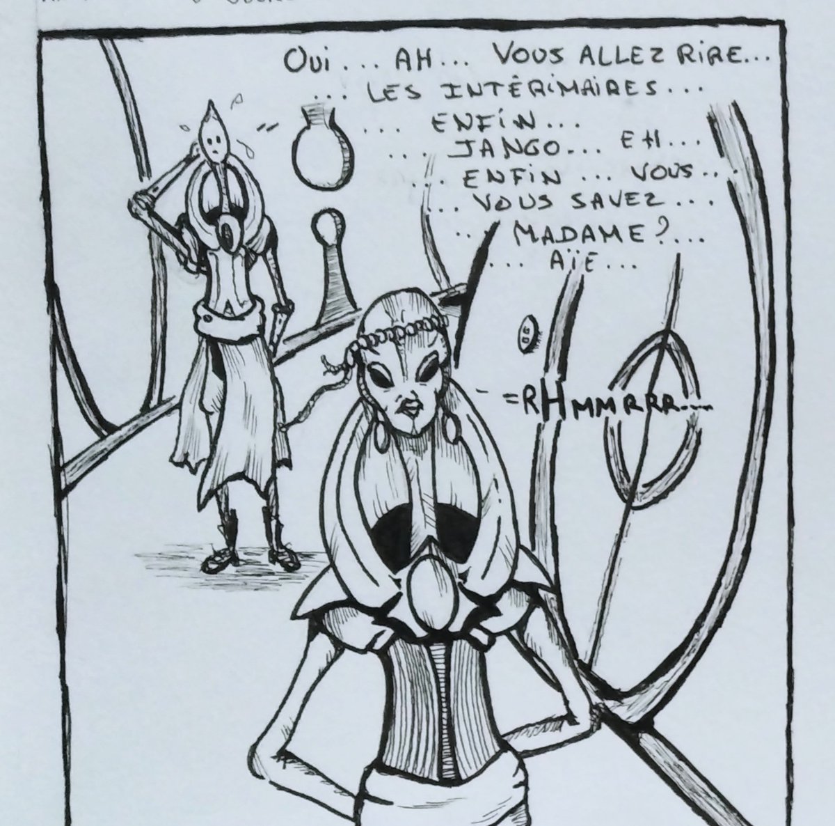 littlehantzy's tweet photo. Petit strip sur le thème clone. Avec une version alternative de l'attaque des clones. J'ai pas eu beaucoup de temps pour le faire mais c'est tout de même rigolo. C'est déjà le dernier #DTinside , c'était trop bien. J'espère qu'il y aura encore du dessin à la rentrée 🥰 https://t.co/Wk2E85NMJ4