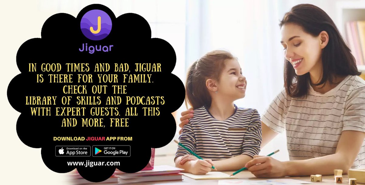 JiguarInc's tweet photo. In good times and bad, Jiguar is there for your family. Check out the library of skills and podcasts with expert guests. All this and more, download for free :
https://t.co/17MmgsNwmx
https://t.co/GdzCyMYCrI
#childmonitoringapp #developmentalmilestones #behaviortherapy https://t.co/bTwlyqZbPX