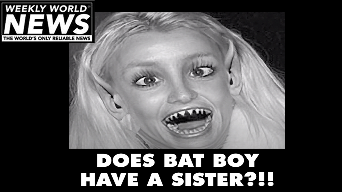 weeklyworldnews's tweet photo. Look who our crack investigative reporter, Frank Lake, found in a West Virginia cave!!
#weeklyworldnews #wwn #batboy #batgal #batsis #westvirginiacave #westvirginia #franklake https://t.co/zDFSSekos4