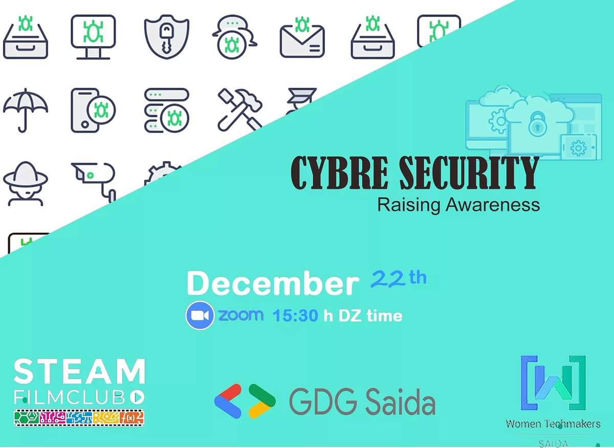 Join us on Zoom to know more about cyber security !
🛑LINK in bio 
 zoom.us/j/97385928433?…

Meeting ID: 973 8592 8433
Passcode: 881547