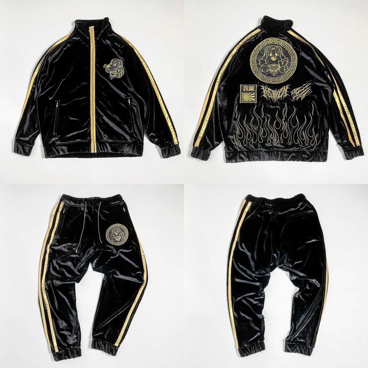 KRY & GALFY KRYdeKITA 上のみジャージ 黒 KRYdeKITA」 | KRY clothing