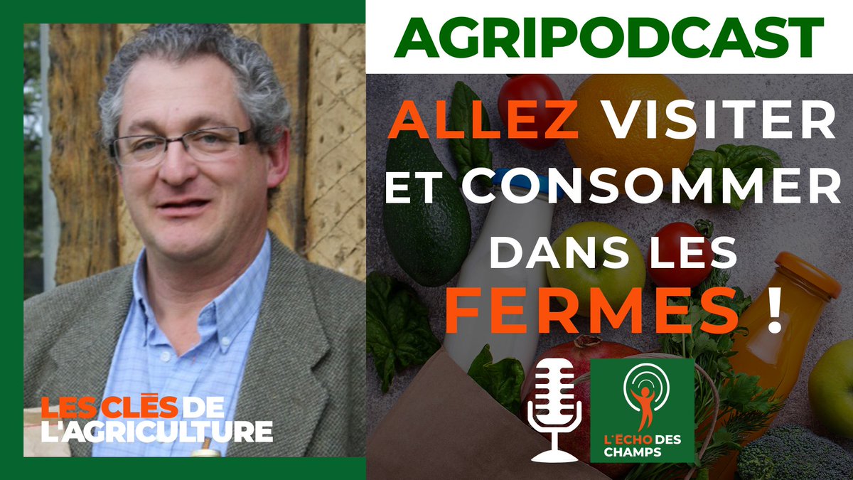 LCDAgri's tweet photo. [#AGRIPODCAST]
👂 ➡️ https://t.co/XBybWRo0g4

« Allez visiter et consommer dans les #fermes ! » 
Ecoutez Jean-Marie Lenfant, président délégué de @Bienvenueferme et consommez local pour les fêtes !

#BienvenueALaFerme #ferme #CircuitsCourts #local #consommation #consommateurs https://t.co/rkK6VnHtJK