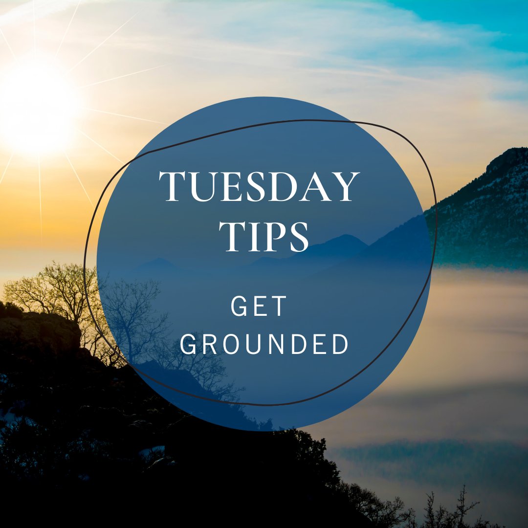 Get grounded.  If you’re feeling overwhelmed. Look around and name: 5 things that you see, 4 things you can touch, 3 things that you hear, 2 things that you smell, 1 thing that you taste.