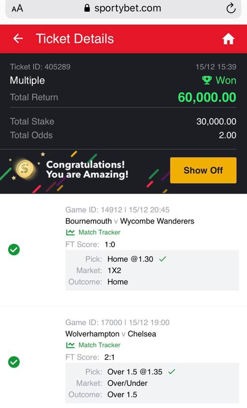 There's no better feeling than checking your bet ticket and seeing all greens. Awesome bet gives daily accurate bet tips. Everyday boom !Join with the link below and start winning   https://t.me/joinchat/AAAAAEsEfDodYmmCOktNug https://t.me/joinchat/AAAAAEsEfDodYmmCOktNug