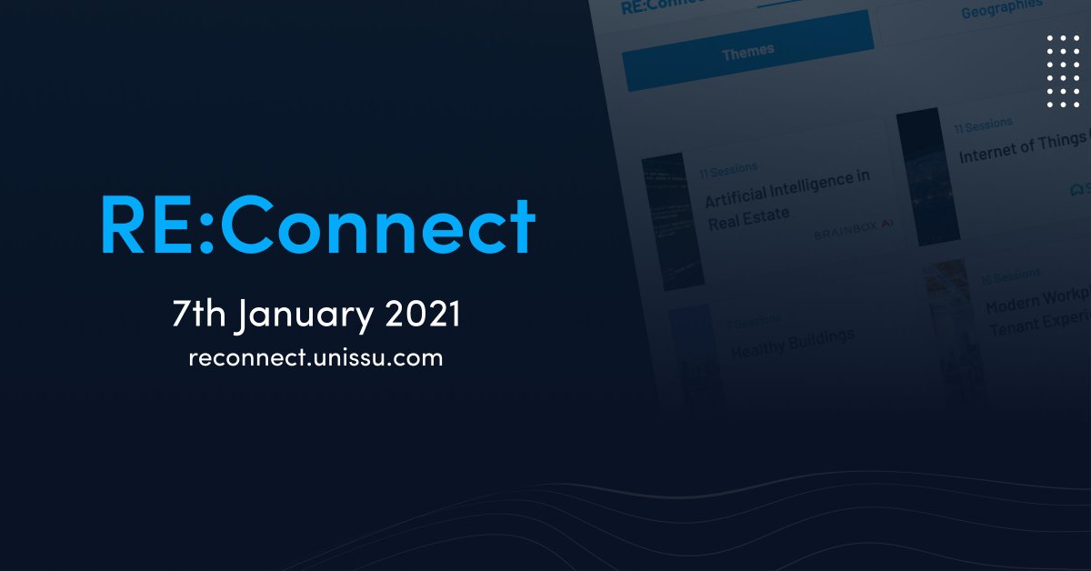 MRI is proud to be the Pillars of Digital Transformation sponsor of RE:Connect from <a href="/unissu_global/">Unissu</a>, a free event for #RealEstate professionals across the globe. Join us on 7 January to explore the future of the built environment! buff.ly/38ku9Do #AI #PropTech #BuildtoRent