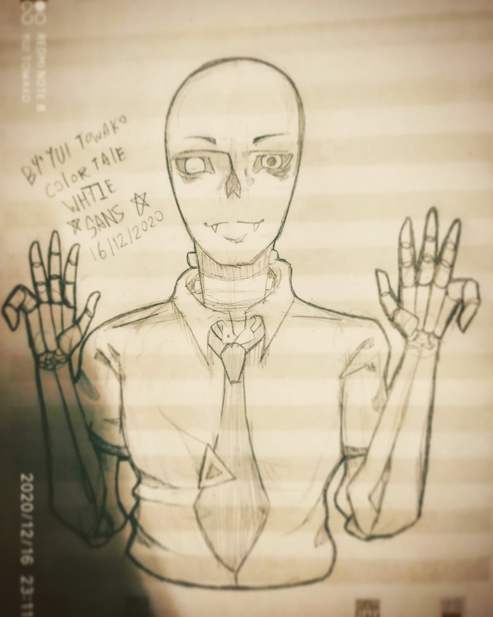 towako's tweet photo. Right now, I'm back to doing Au ColorTale's storyline and this is White Sans. #ColorTaleAu #ColorTale #undertaleAU #SansAu #Sans #WhiteSans https://t.co/nHwW7IdoJx