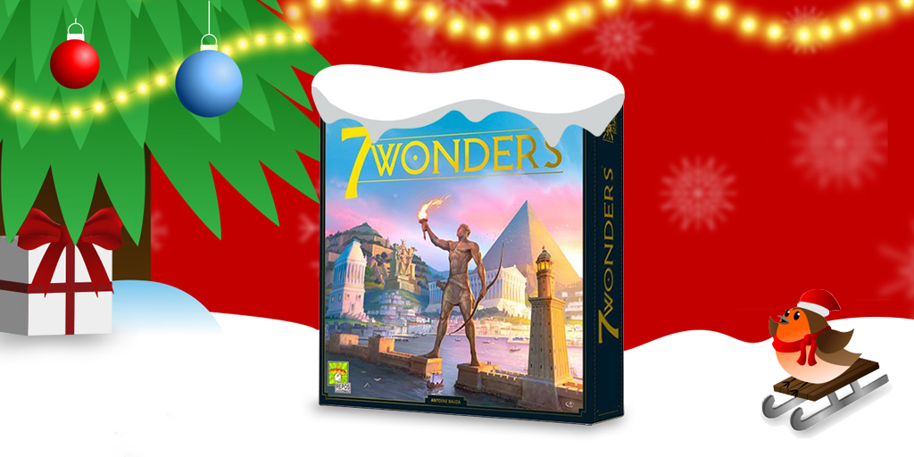 AsmodeeUK's tweet image. 🎁🎄#BoardGameAdventCalendar 🎄🎁Day 22 is: 7 Wonders! Simply #RT &amp;amp; #follow us to be in with a chance to #win! This year we’ll pick a winner every day! Open to UK residents only #boardgames #tabletop