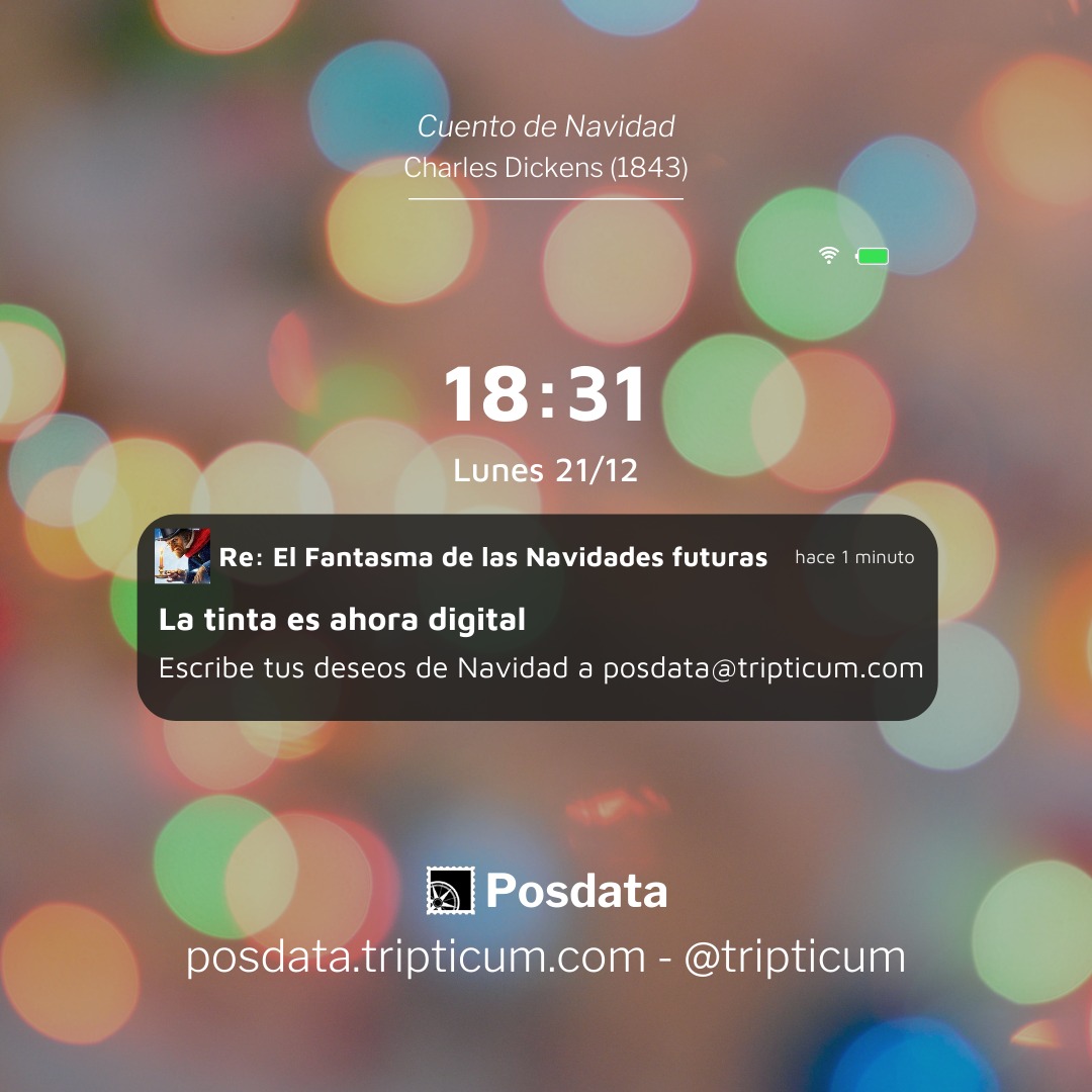 tripticum's tweet photo. #Posdata | Este atípico año tienes otra carta que escribir además de la de los Reyes Magos. Si tienes algo que decir (lo que sea, a quien sea), puedes hacerlo a posdata@tripticum.com. Esta Navidad, no podremos abrazarnos, pero las palabras siempre estarán ahí para compartir amor. https://t.co/Bm9WZUgxbb