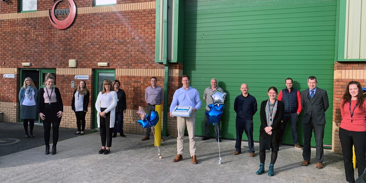 SapphireSystems's tweet photo. There may be a #NewNormal but when our client @bodengroup went live with our enterprise #AssetManagement software, #InforEam, we still celebrated the Sapphire way - with cake!  🍰 https://t.co/iOAj10dxOA