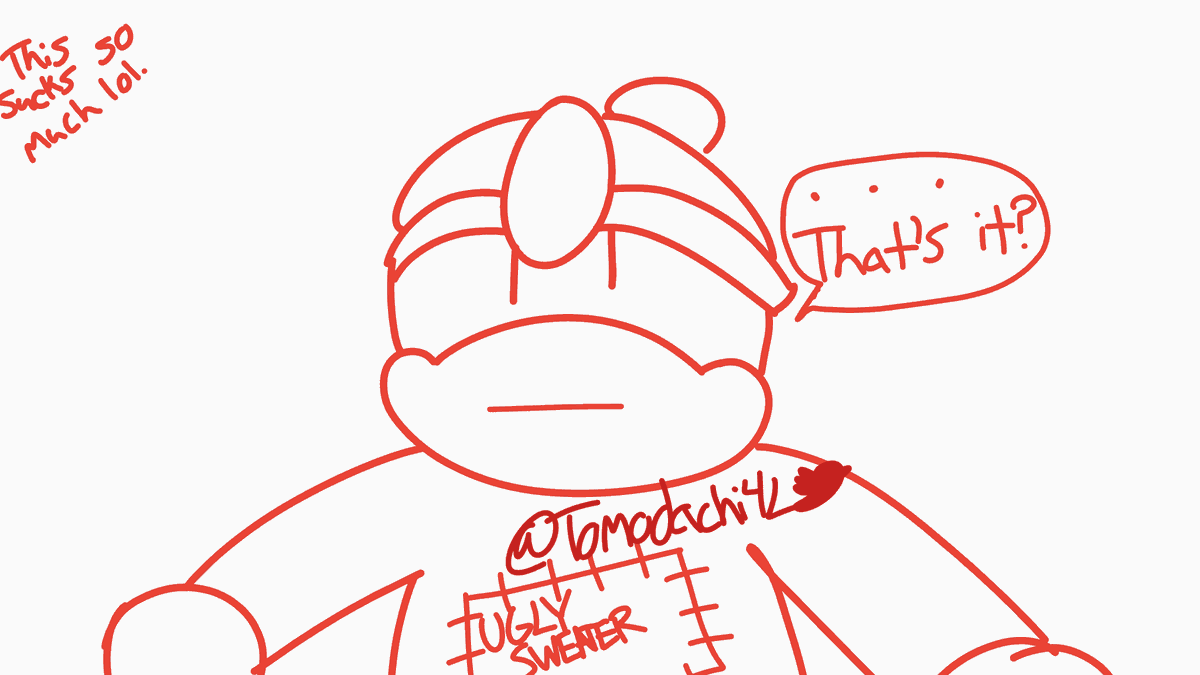 Tomodachi4L's tweet photo. Day 21 of #TomosDeDeDecember - Ugly Sweater
Ya see, it's ugly because its poorly made-

#KingDedede #Dedede #DeDeDecember #Kirby #KirbyFanArt #Nintendo #Art #Artwork #Artist #ArtistOnTwitter #Drawing #Doodle #DigitalArt #DigitalArtwork #DigitalArtist #UglySweater https://t.co/RMWFwroXPc