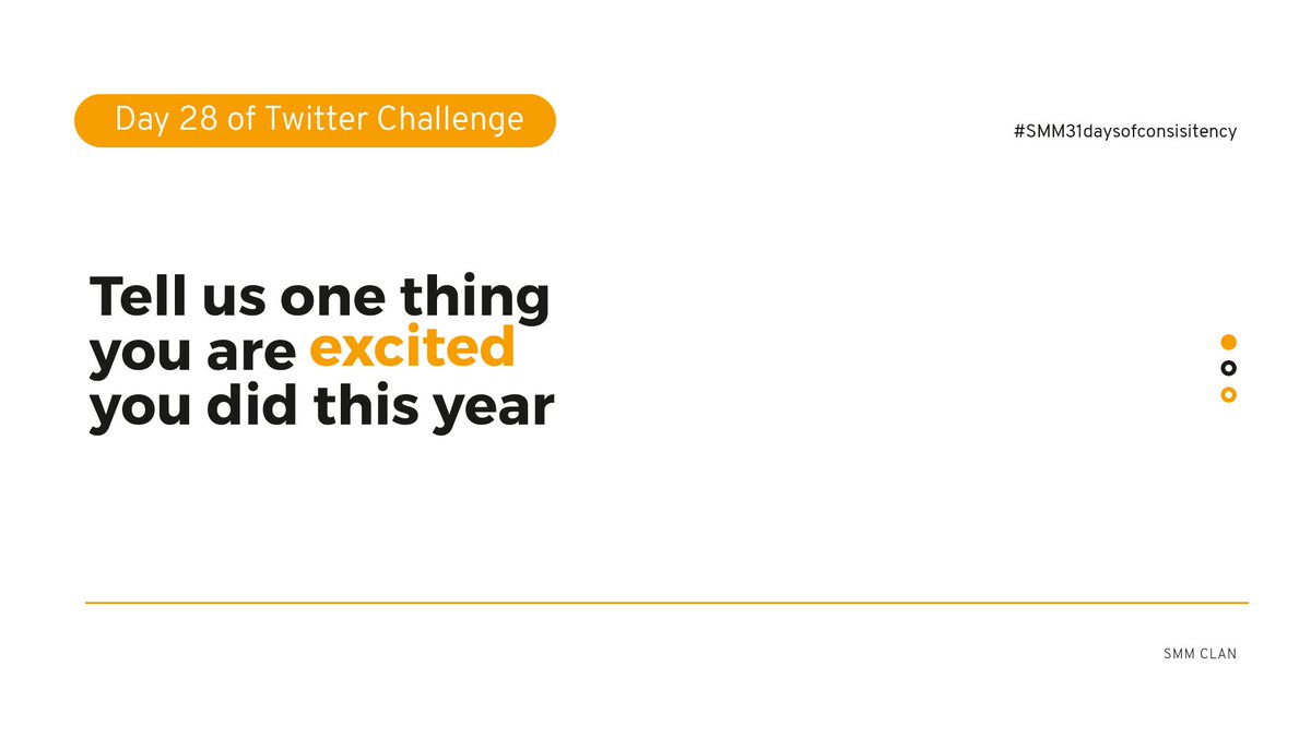 Creative_Favour's tweet photo. Day 28
I'm so glad I started the SMM Clan. I've built the confidence of, equipped and informed over 40 Social Media Managers with the right knowledge. Thinking about it makes me so happy.
It's one of my highlights of 2020.
#SMM31daysofconsistency
#SMMClan https://t.co/qiO5iIvVEr