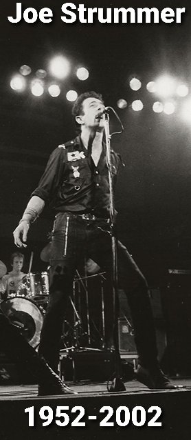 THEDAMNBATS's tweet photo. Remembering Joe Strummer who passed away this day in 2002. R.I.P. https://t.co/pXiYeKsAqE