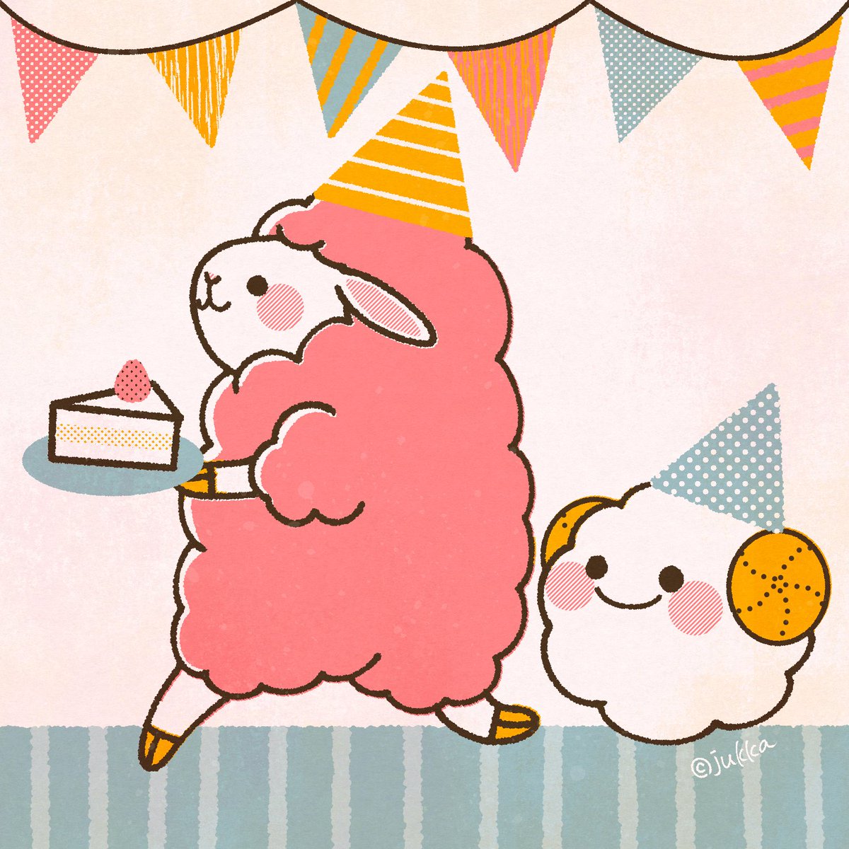 Jukka ストックイラスト 今日のイラスト 毎月22日はショートケーキの日 今日のイラスト 一日一枚絵 イラスト Illustration Illust