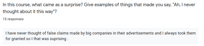 10/ And another whose level of belief in advertisements by big companies has fallen, and hopefully that will make him/her a better consumer