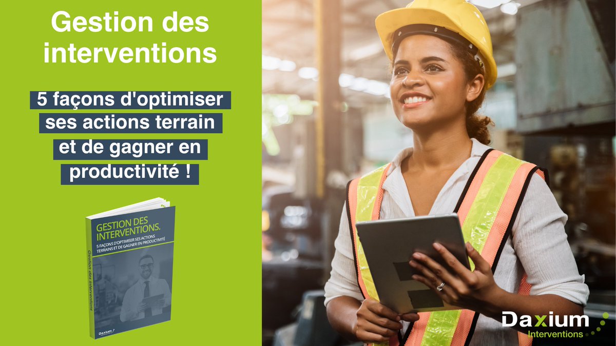 🟢 Téléchargez gratuitement notre #livreblanc 👉  contenu.daxium.com/lb-optimiser-g…. Notre équipe vous livre les clés pour bien choisir votre logiciel de gestion des interventions et vous faire gagner en #performance opérationnelle.

#productivité #mobile #appmobile #terrain #intervention
