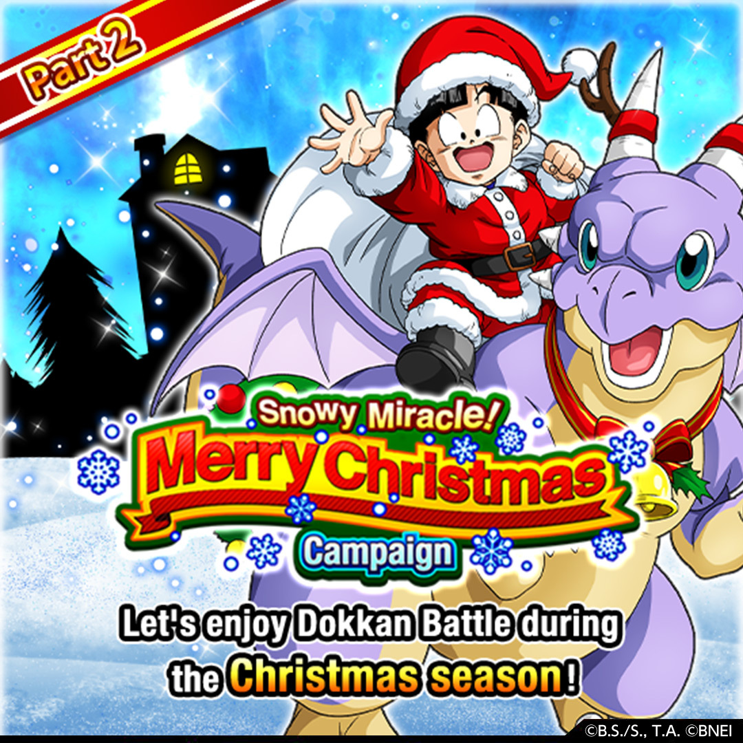 Dragon Ball Z Dokkan Battle on Twitter "Snowy Miracle! Merry Christmas
