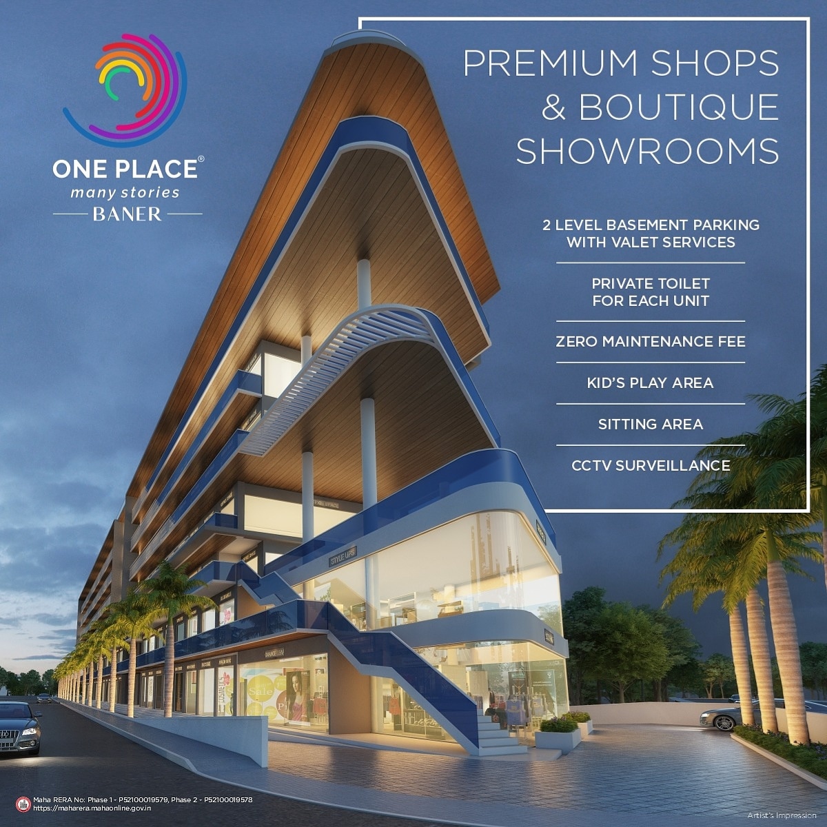 oneplacepune's tweet photo. Premium Shops &amp; Boutique Showrooms @ Baner, Pune.
 #realestate #commercialproperty  #property #commercialrealestate #relator #commercialrealestate #property #propertyforsale #investment #commercialproperty #investmentproperty #officespace #realestateinvestor https://t.co/cKA06mtTov