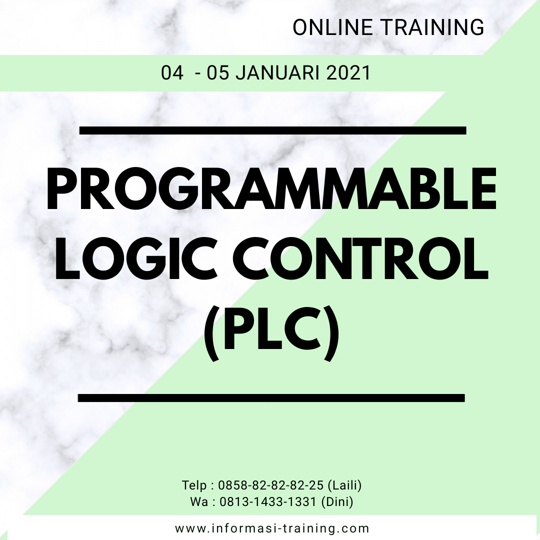 wartatraining's tweet image. TRAINING PLC ALLAN BRADLEY | 04 – 05 Januari 2021 - Available For Online
informasi-training.com/programmable-l…
Phone: 085882828225 (Laili)
Whatsapp: bit.ly/WartaTraining
#plc #allanbradley #controllogic #informasitraining #trainingcenter #jadwaltraining #wartatraining #informasiseminar