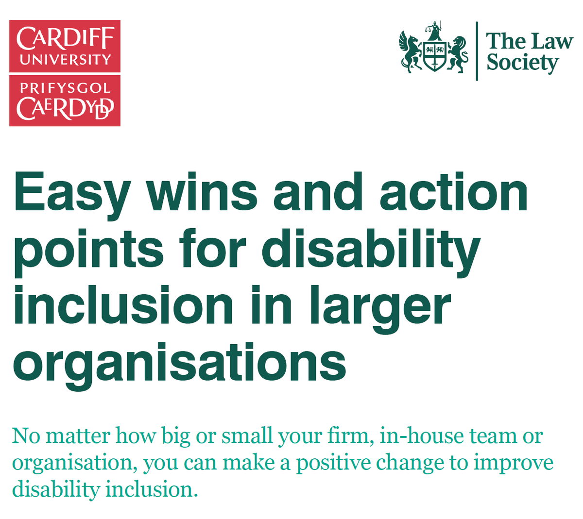 TheLawSociety's tweet photo. Our @LawSocDI has worked with our Lawyers with Disabilities Division and the @LegallyDisabled team to create an easy wins resource for organisations to improve disability inclusion. 
Take a look at ways your organisation can make a difference ➡ https://t.co/7rZXhE63Y4 https://t.co/wPQJartGr1