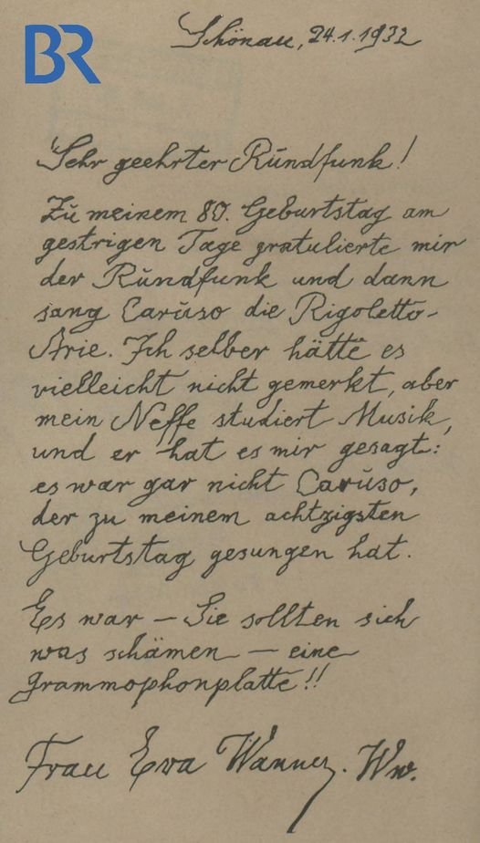 diktator's tweet photo. 100 Jahre Radio. Hier mein Highlight.

@BR_Presse https://t.co/F2Y9myyrrK