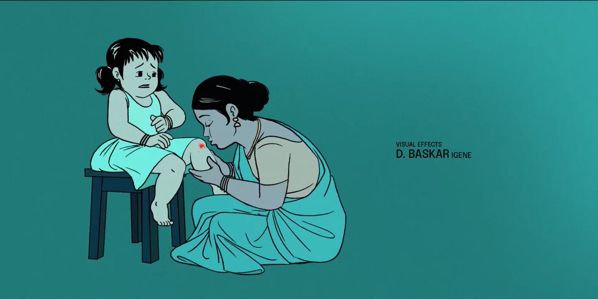 tinastories's tweet photo. In the title design of #Paavakathaigal we chose to tell the story of a girl child in South India. Starting with her birth, we follow her as she grows into an independent woman and becomes a mother herself. We used RED as a connecting thread between the various moments of her life https://t.co/oASFauCCQf