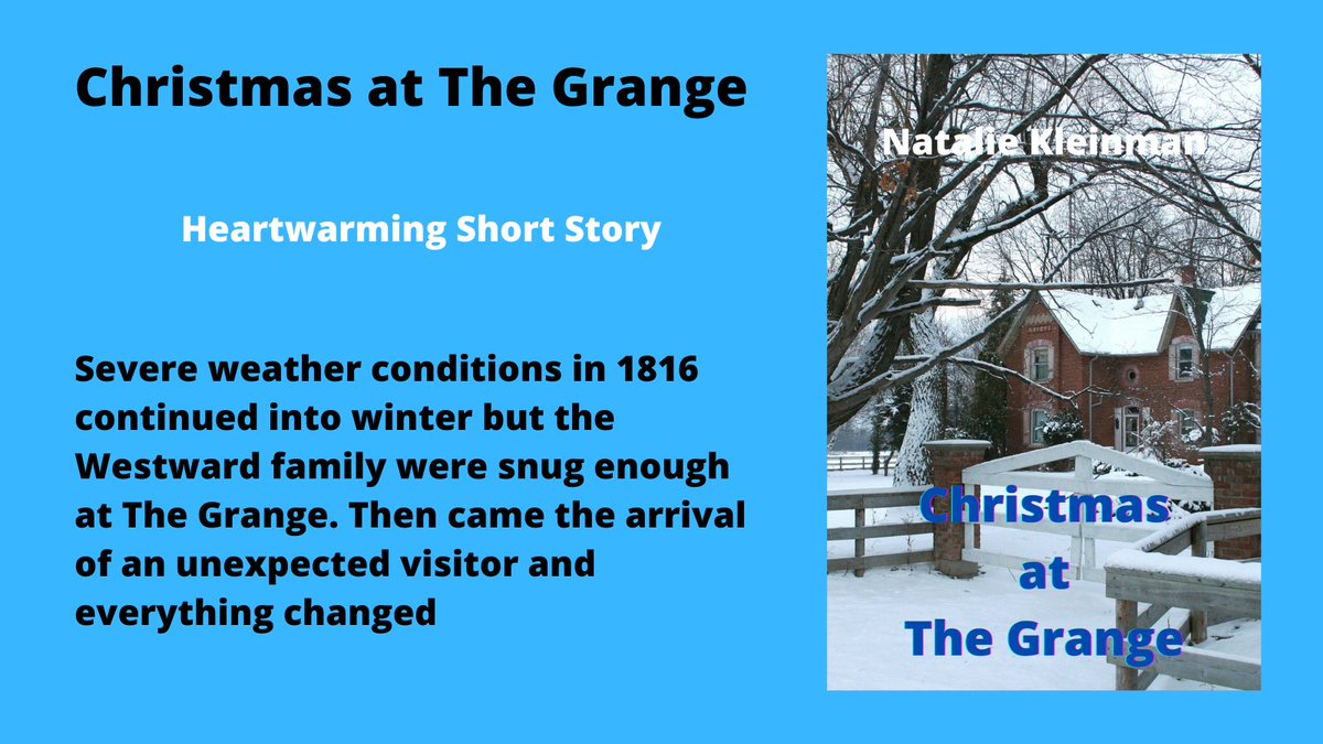Natalie Kleinman (@natkleinman) on Twitter photo Christmas will be quieter for most of us this year. Grab a coffee & make yourself comfortable with this short but uplifting story to celebrate the coming season
A visitor arrives at The Grange & it isn't Father Christmas
amzn.to/2VOxcha
#tuesnews <a href="/RNAtweets/">Romantic Novelists' Association</a> Christmas will be quieter for most of us this year. Grab a coffee & make yourself comfortable with this short but uplifting story to celebrate the coming season
A visitor arrives at The Grange & it isn't Father Christmas
amzn.to/2VOxcha
#tuesnews <a href="/RNAtweets/">Romantic Novelists' Association</a>
