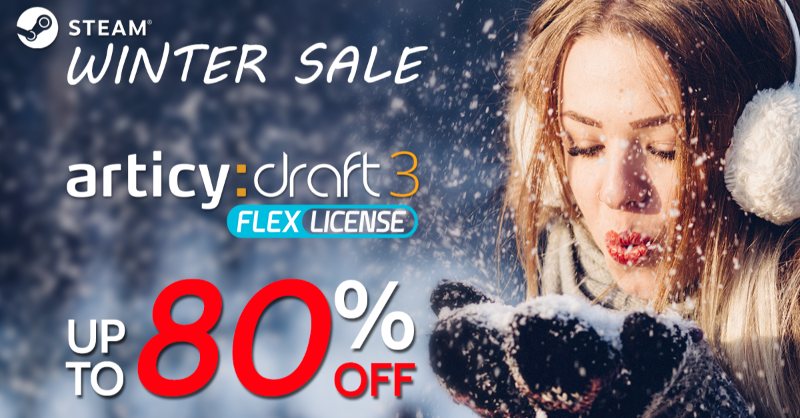 articydraft's tweet photo. The #Steam Winter Sale is here. If you haven't tried articy:draft yet, this is your chance to get articy:draft 3 flex license with huge monthly and yearly discounts!
#gamewriting #branchingdialogue #interactivestorytelling #narrativedesign #interactivefiction #indiedev